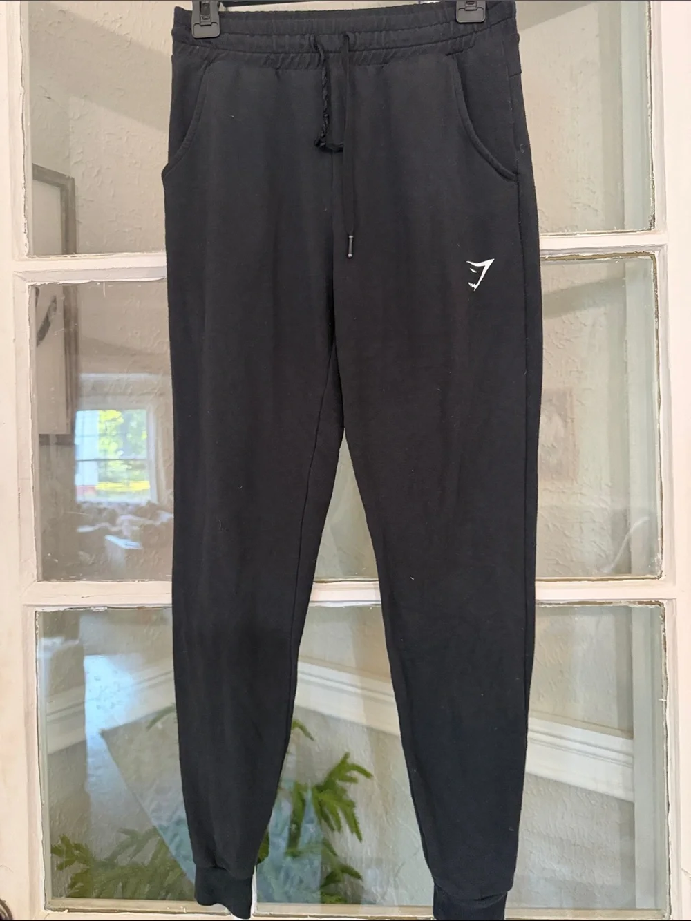 Gymshark Black Tapered Jogger Sweatpants